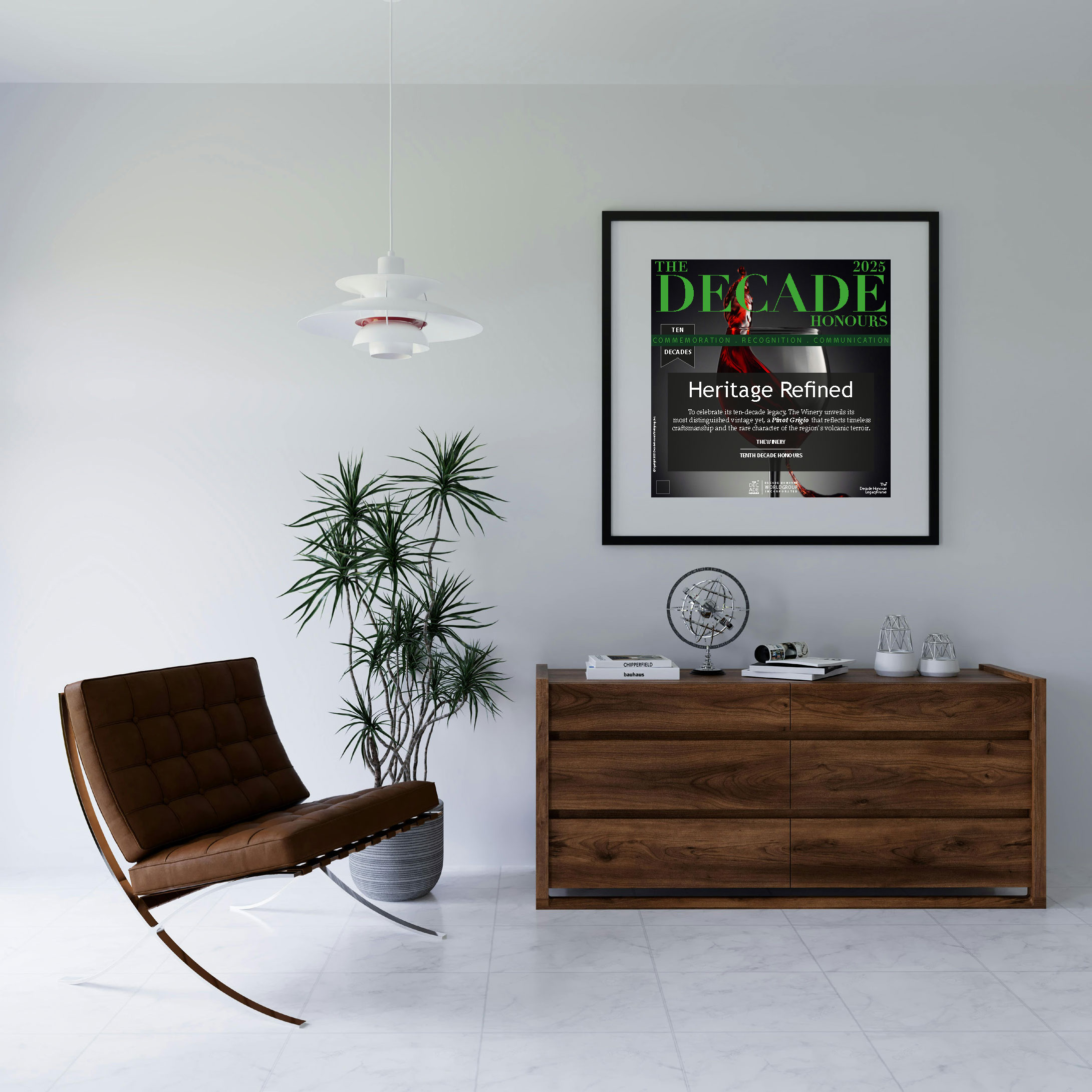 The Decade Honours LegacyFrame, concept demonstration