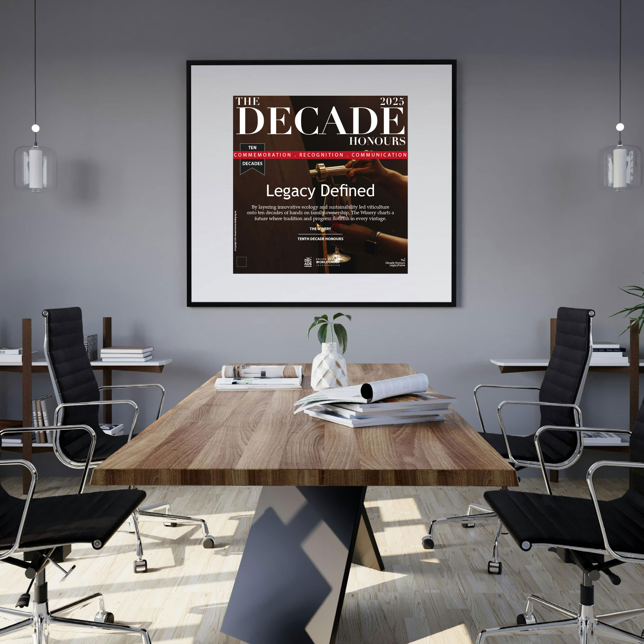 The Decade Honours LegacyFrame, concept demonstration